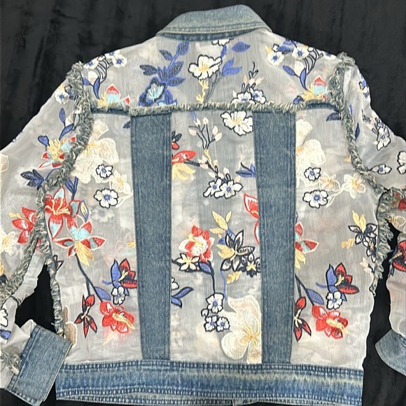 NEW  TRU LUCE  Denim JEANS JACKET - Picture 8 of 14